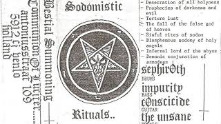 Music video thumbnail preview for Bestial Summoning – Sodomistic Rituals (demo 1992) by Bestial Summoning