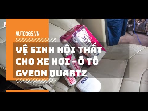 (Detailer vietnam) Vệ sinh nội thất cho xe hơi ô tô với sản phẩm Gyeon Quartz Auto365
