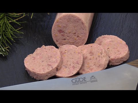 Jagdwurst vom Wildschwein. Schritt für Schritt mit Rezept.