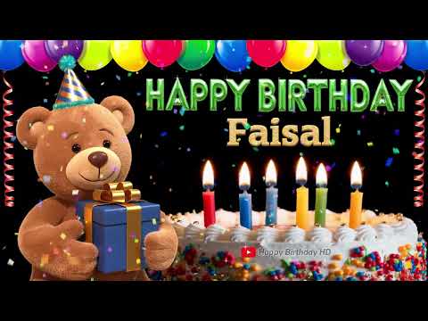 Faisal Happy birthday To You - Happy Birthday song name Faisal 🎁 🎂