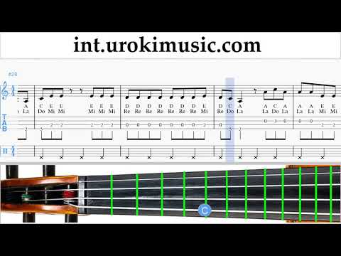 Violin lessons The Gummy Bear - Song Sheet Music Tutorial um-b703