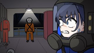 【手描き】ホロLethal Company「マスク」 【ホロライブ切り抜き/クロニー/カエラ/アーニャ】