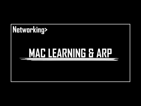 MAC Learning & ARP شرح || CCNA 200-301