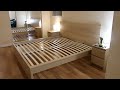 How To Assemble IKEA MALM King Bed Satisfying Video Time Lapse