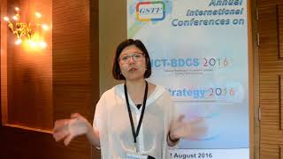 Dr. Yun Chen at BizStrategy Conference 2016 by GSTF