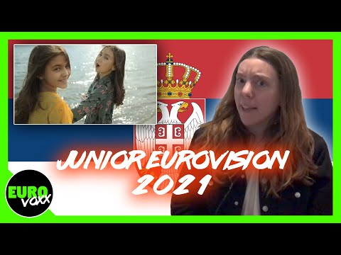 JESS REACTED TO SERBIA JUNIOR EUROVISION 2021! // Jovana and Dunja - Children's Eyes