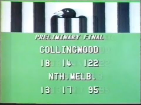1979 Preliminary Final - Collingwood v North Melbourne.  The Winners