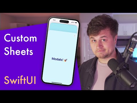 How to Build a Custom Sheet in SwiftUI!