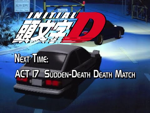 Initial D First Stage Act 16 - Next Time Segment (Japanese Sub)