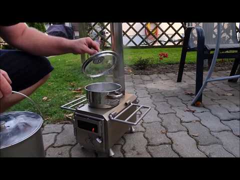 Wacker Edelstahl/ ZeltOfen