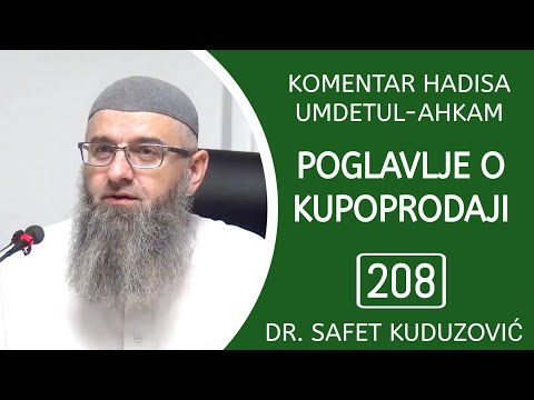 208. UMDETUL-AHKAM - Zabranjene trgovine i zarada prostitutke i vračara
