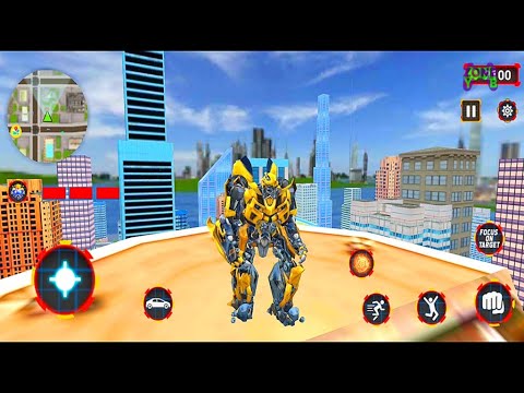 Bumblebee Mission Grand Robot Car Transform 3D Battle - Android Gameplay
