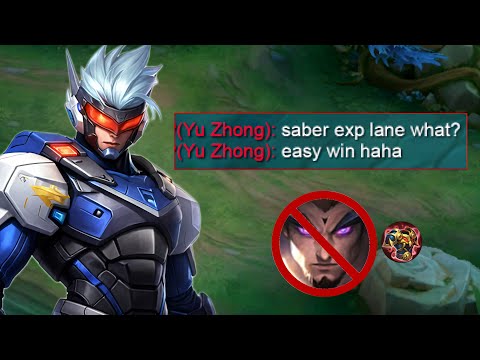 SABER EXP LANE IS ILLEGAL 😱 THEY CAN’T STOP THIS BUILD AUTO WINSTREAK!! 💀