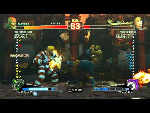 SSF4 AE 2012: the-fisher-kIng (Dhalsim) vs melovegames (Cody) - Match 2