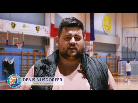 Denis Nusdorfer in Svit Rogelja pred tekmo Portorož - Troti