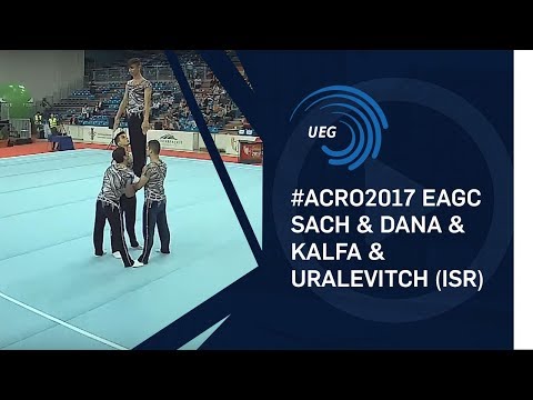 Men's group Israel - 2017 Acro European Champions, all-around