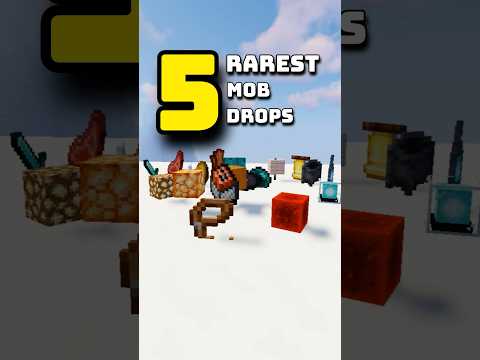 5 Rarest Item Mob Drops in Minecraft