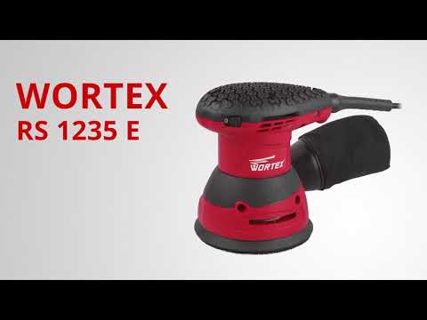 фото эксцентриковая шлифмашина wortex rs 1235 e, 320 вт, 125 мм, 6000 - 13000 об/мин машинка шлифовальная 0