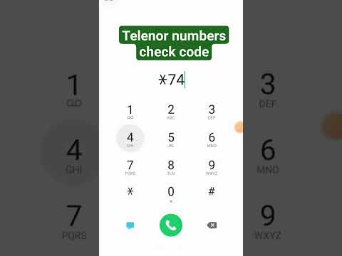 telenor number check code 👍  working 💪