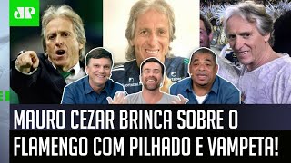 ‘Se você ama o Jorge Jesus, deveria…’: Mauro Cezar resenha sobre o Flamengo com Pilhado e Vampeta
