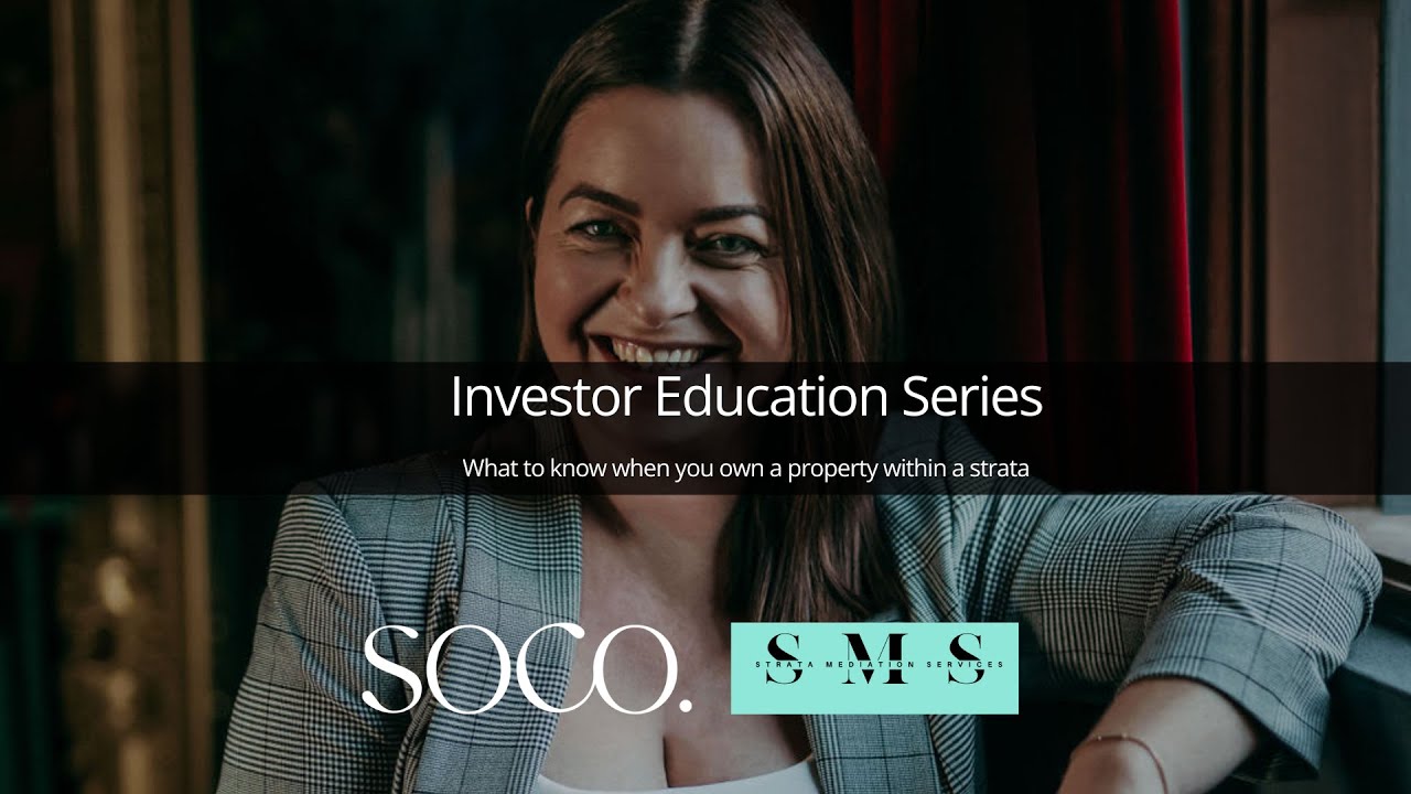 Investor Education Webinar - Strata Mediation Services