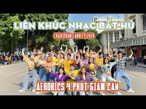 [AEROBICS 4 PHÚT GIẢM CÂN] LIÊN KHÚC NHẠC TẾT BẤT HỦ CHOREOGRAPHY by OOPS! CREW | XUÂN CANH TÝ 2020