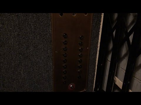 AWESOME Gated Otis Service Elevator @ 415 Aldine - Chicago, IL.