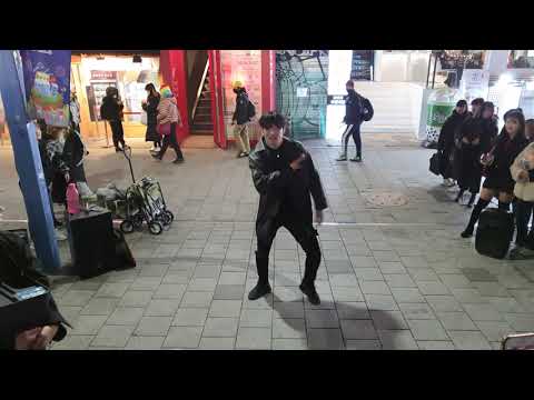 맥스(MAXXAM(MYM))-오새봄(OhSaeBom)/ _지마(X1-MA) - PRODUCE X 101 20200129 홍대버스킹