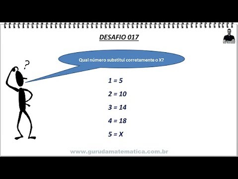 DESAFIO 017 - QUAL O VALOR DE X? (www.gurudamatematica.com.br)