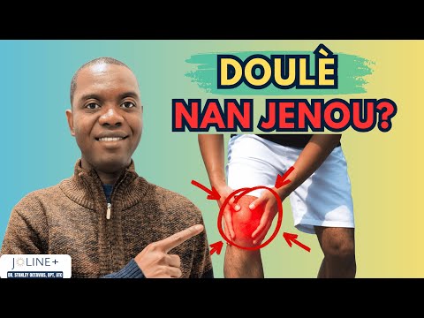 Doulè nan jenou ap ba w pwoblèm? Men egzèsis ki ka ede' w.