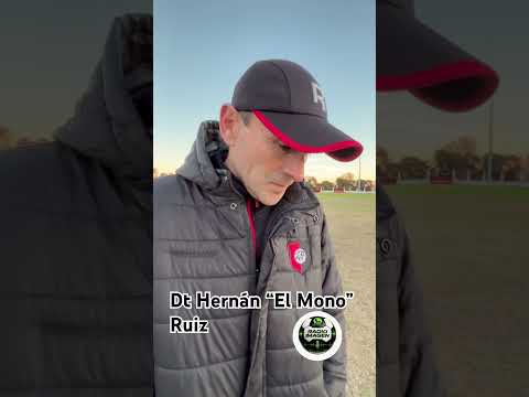 El Dt de Recreativo Hernán Ruiz. #futbol #laborde #cordoba