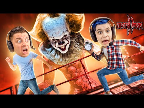 PENNYWISE boss battle! DEATH PARK 2 evil CLOWN HORROR game | Part 2