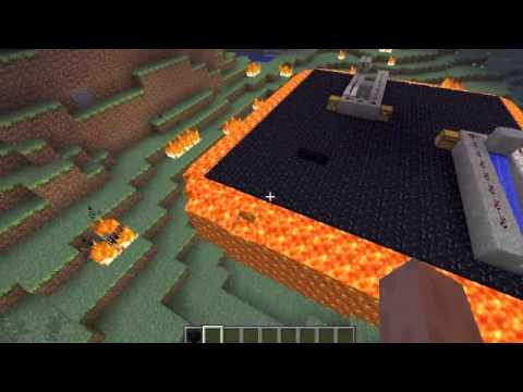 ExplosionGames01 - How to Build an Indestructible Minecraft PvP Fortress!  (With Obsidian, Lava, and TNT Cannons)