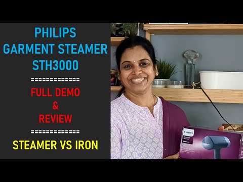 Is a Steamer substitute for Iron | PHILIPS Handheld Steamer STH3000 | Full Demo & Review