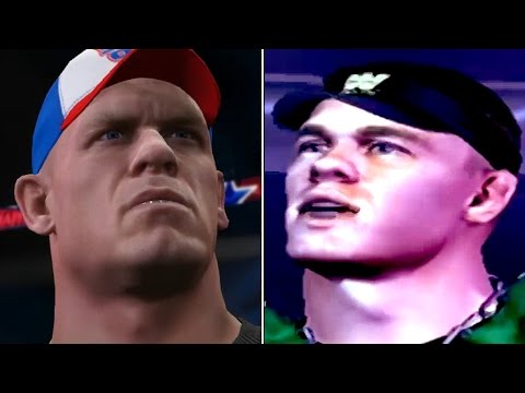 WWE 2K17 - The Evolution Of John Cena | NOW vs THEN (2003-2017)