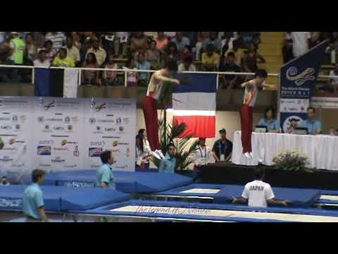 JAPAN - World Games Cali 2013 Men synchronized trampoline
