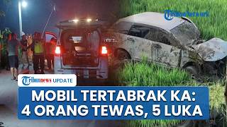 Mobil Pengantar Jemaah Haji Tertabrak KA Argo Bromo Anggrek di Grobogan: 4 Orang Tewas & 5 Terluka