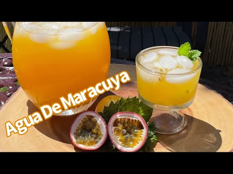 Cómo hacer agua de maracuya, Granada, pasiflora , Passion fruit, Parcha o fruta de la pasión