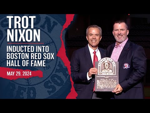Trot Nixon Inducted Into Red Sox 2024 Hall Of Fame Class