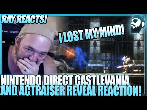 RAY REACTS! Nintendo Direct Castlevania and Actraiser Renaissance REACTION!