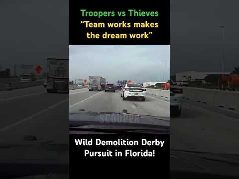 Florida Chase Turns Into a Demolition Derby!