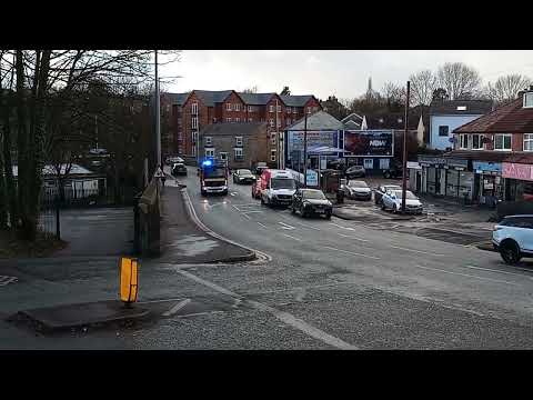 Marples pump responding to an incident - Greater Manchester Fire and Rescue Service