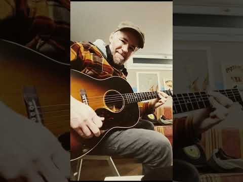 12 bar Blues Jimmy Reed Bright light, Big City double stop licks #guitar #blues #jimmyreed #gibson