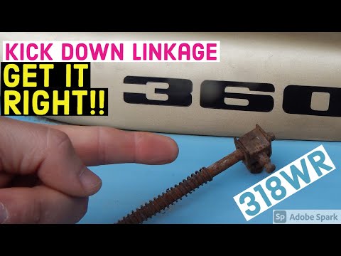 Adjusting Mopar Kickdown Linkage