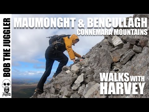 Walks with Harvey - Connemara Mountains, Maumonght and Bencullagh