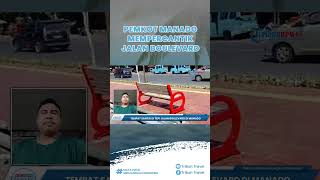 Pemkot Percantik Kota Manado, Kini Punya Pedestrian dengan 33 Kursi di Tepi Jalan  Boulevard