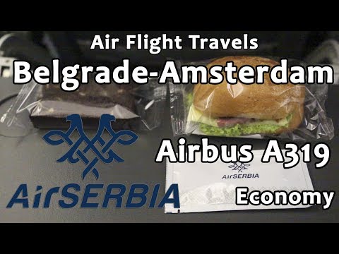 Trip Report : Belgrade to Amsterdam | Air Serbia | Airbus A319 | Economy | BEG-AMS | JU364