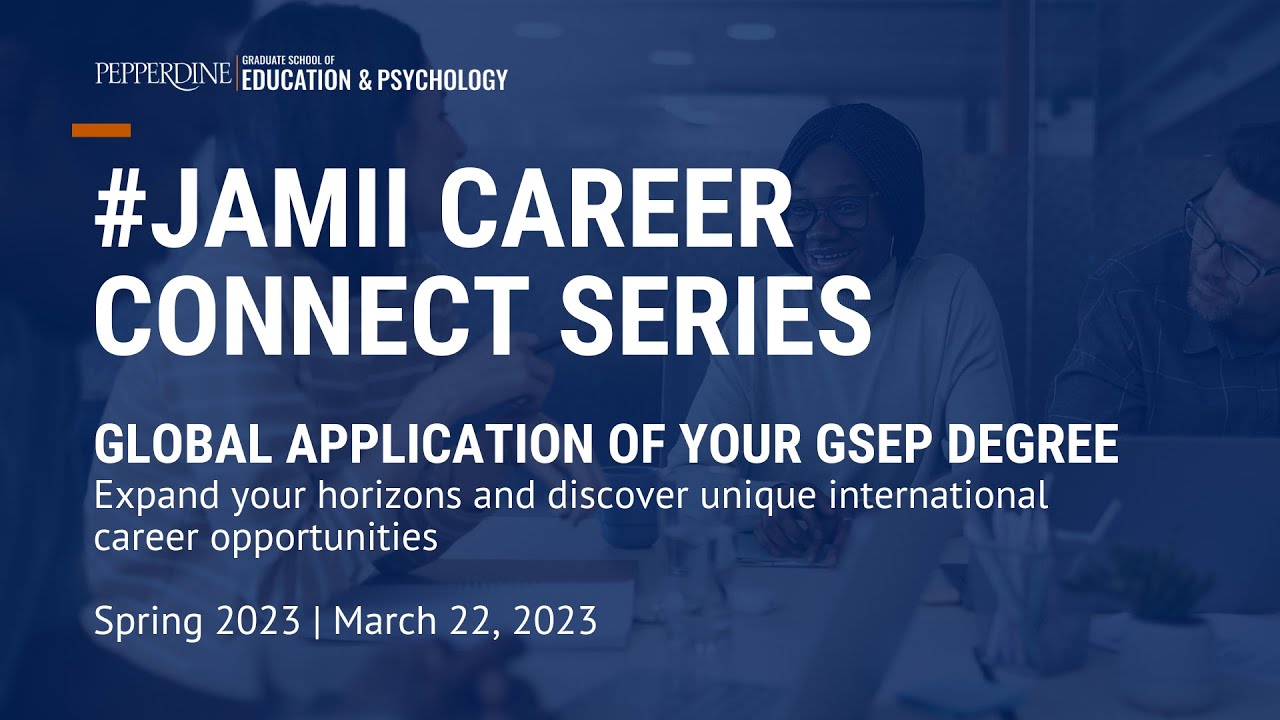 #Jamii Career Connect Series: Global Applications of Your GSEP Degree | Spring 2023