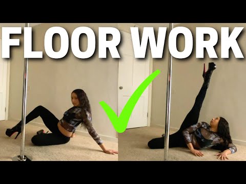 Easy Floor Work for Beginners | Flexibility, Exercises and Floor Choreography Tutorial | Janay Way