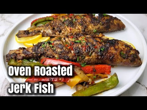 Oven Roasted Jerk Snapper